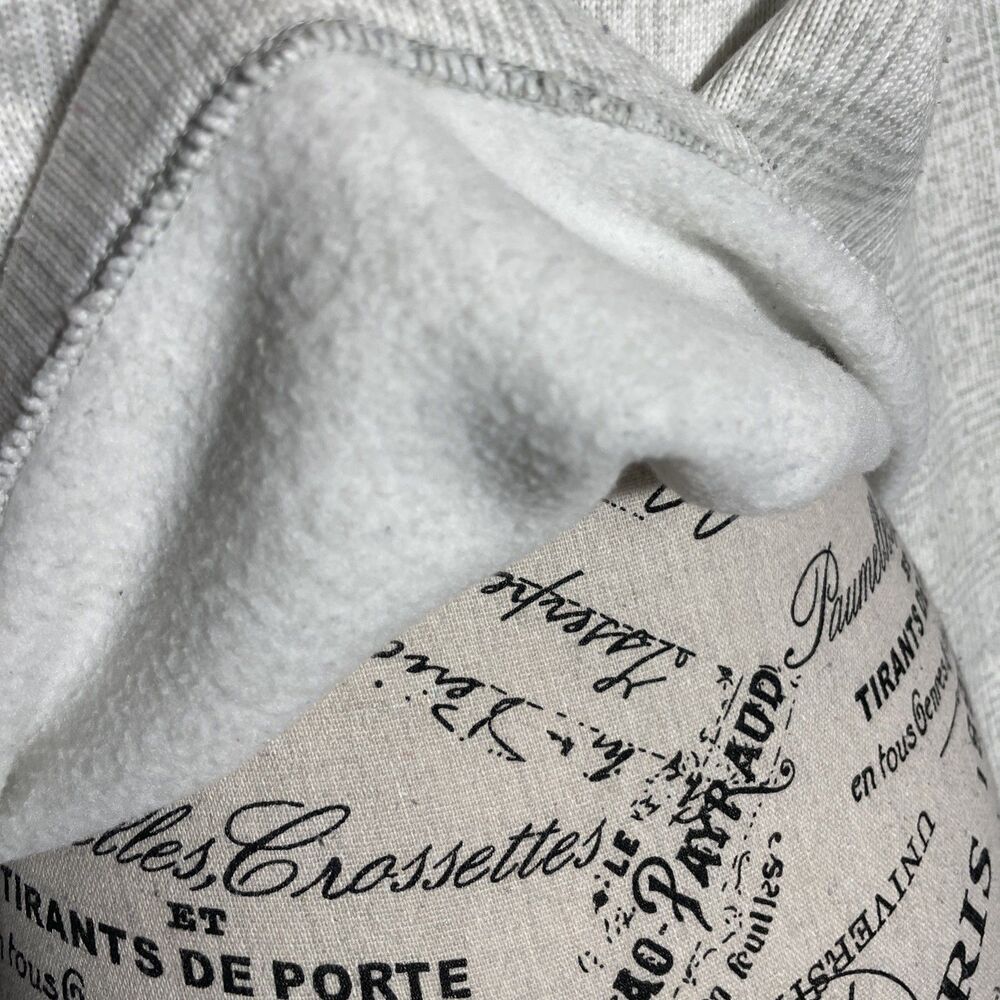 J.Crew Fleece Lined Turtleneck Pullover Sweater Women's XS Oatmeal Beige Cozy - Picture 3 of 5